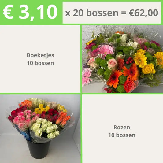 Boeketjes 10 | Rozen 10